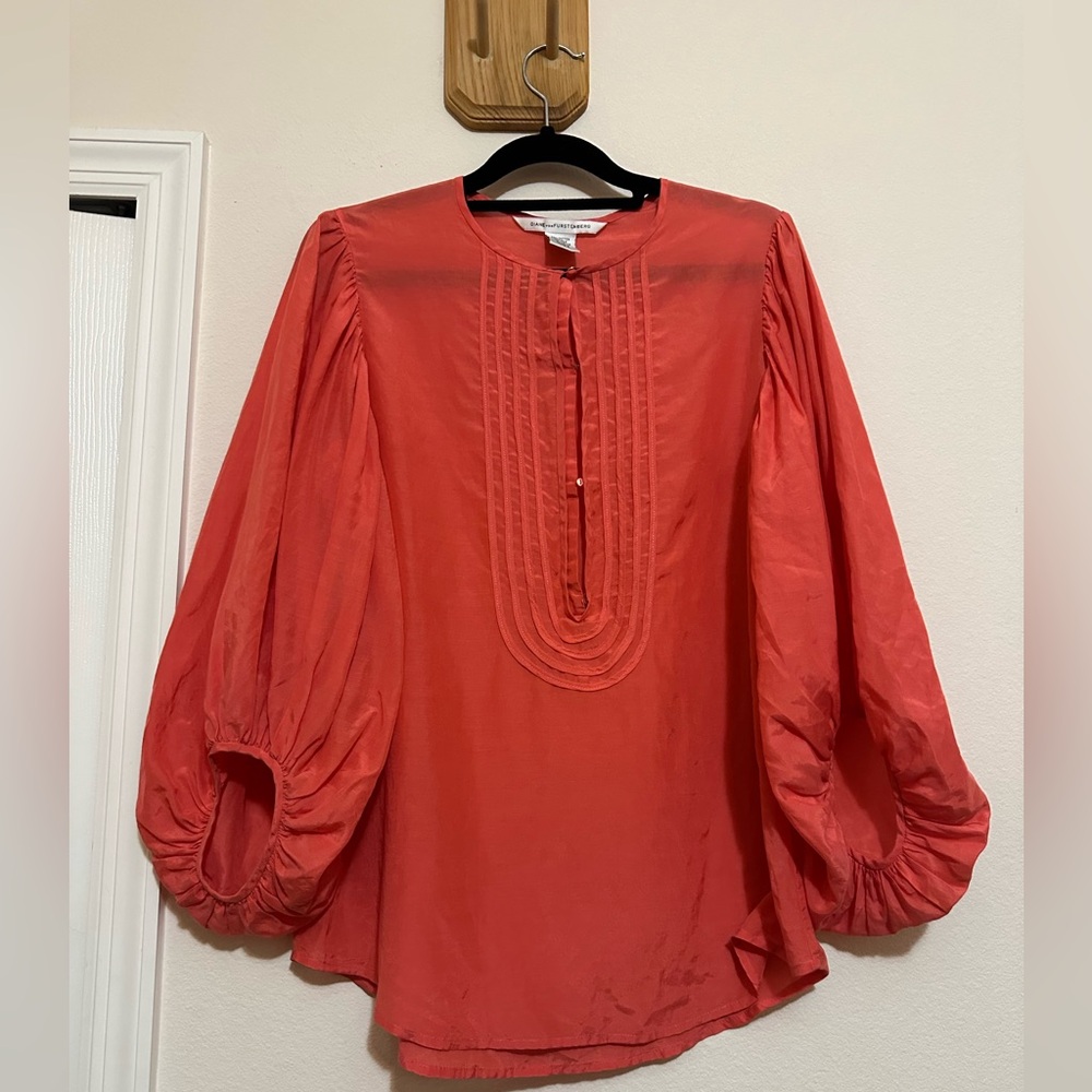 Women's Coral Blouse